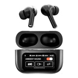 A9 Pro Black ANC/ENC Display Wireless Earbuds